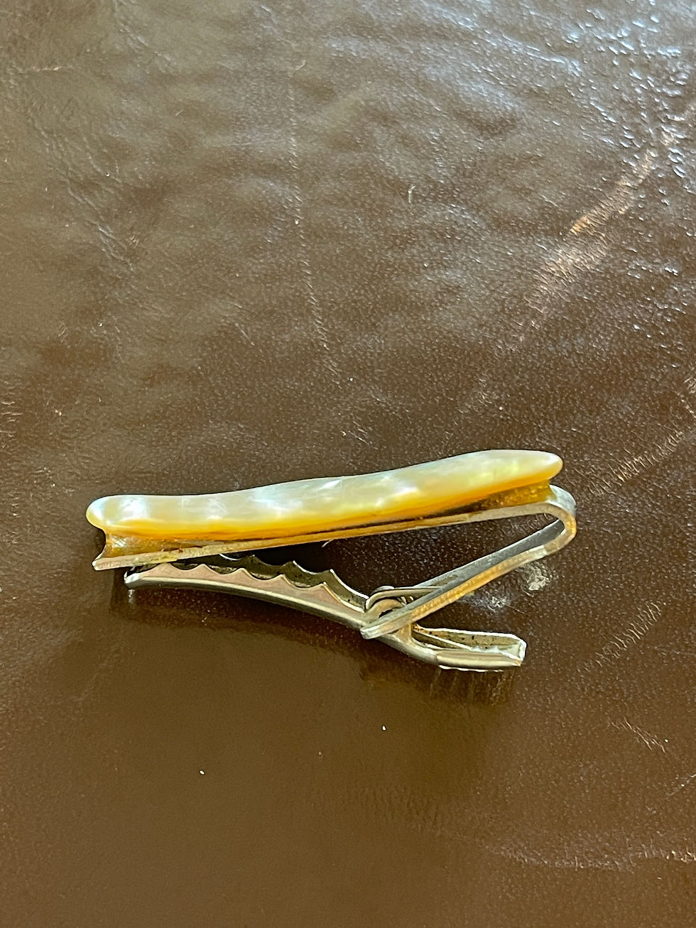 Thumbnail: Vintage Mother of Pearl Tie Clip Collection