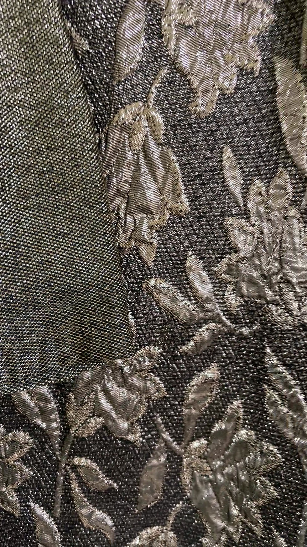 Thumbnail: 1960s Rose Gold Brocade Dress