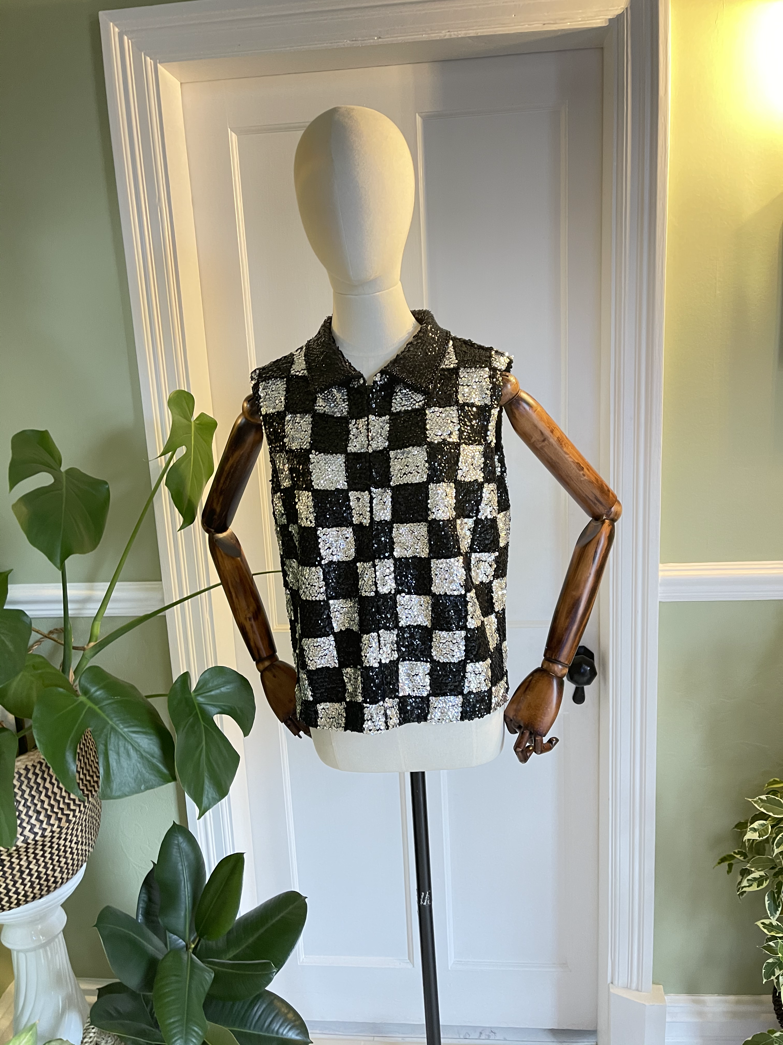 1960s Sequinned  Top