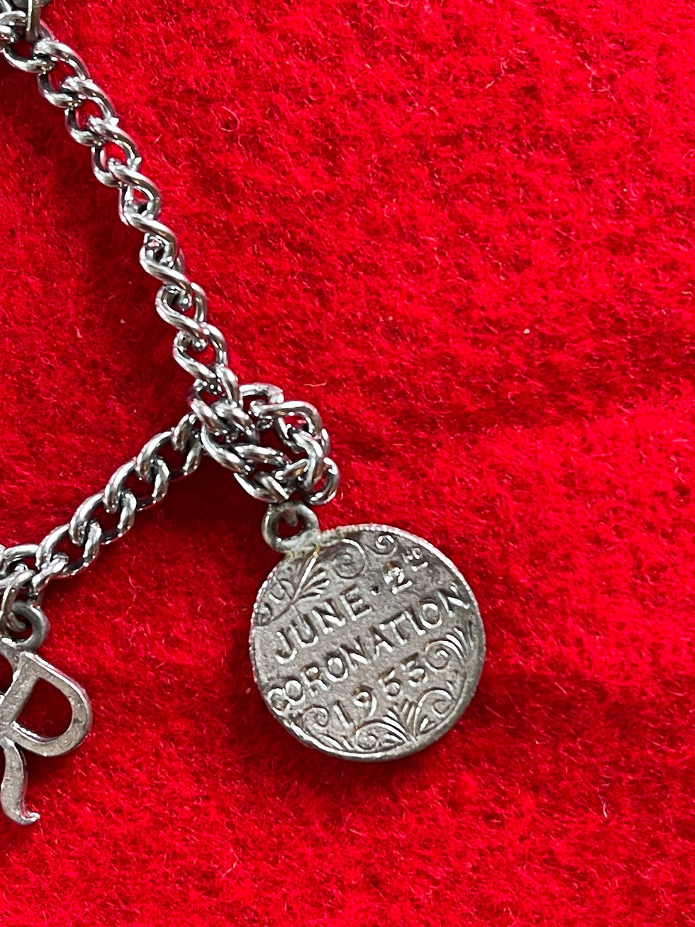 Thumbnail: Queen Elizabeth II Coronation Charm Bracelet