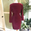 Thumbnail: Vintage Cotton Velvet Sweetheart Wiggle Dress By Next Back View