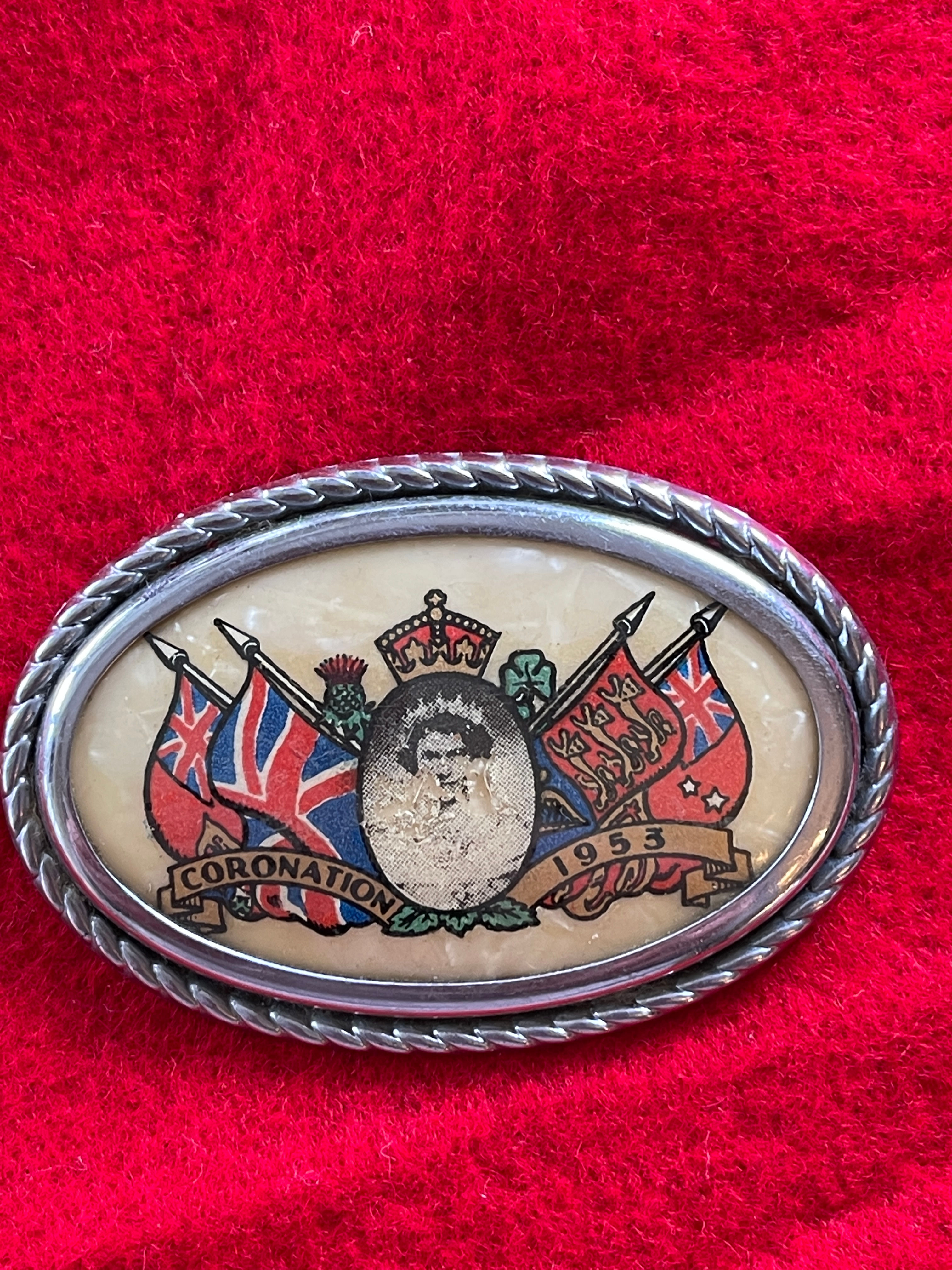 Queen Elizabeth II Coronation Brooch