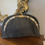 Thumbnail: 1950s Black Satin Evening Fold Over Purse