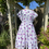 Thumbnail: 1950s Polka Dot Tea Dress Front View