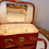 Thumbnail: 1950s Vanity Case in Burgundy vinyl Open View