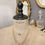 Thumbnail: Double Strand Ciro Pearls Necklace with 9 Ct Gold Clasp with Original Box and Care Leaflet