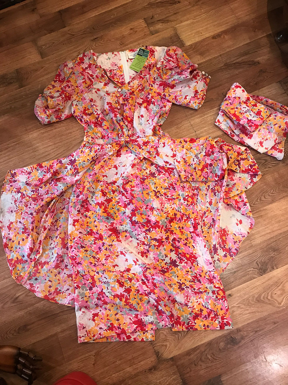 Thumbnail: 1980s Peplum Pencil Dress