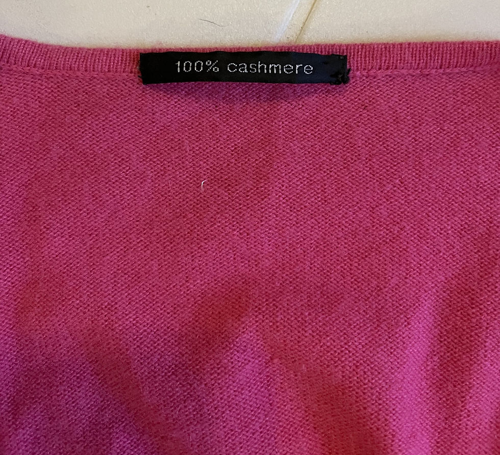 Thumbnail: Fuchsia Pink Cashmere Cardigan