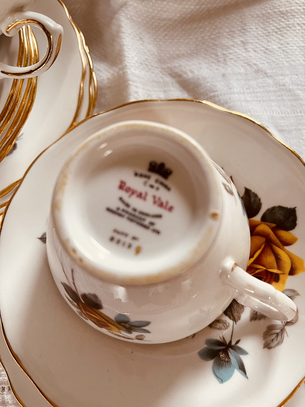 Thumbnail: Four Trios Bone China by Royal Vale