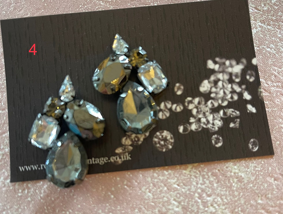 Thumbnail: Silver Tone Earrings for Pierced Ears