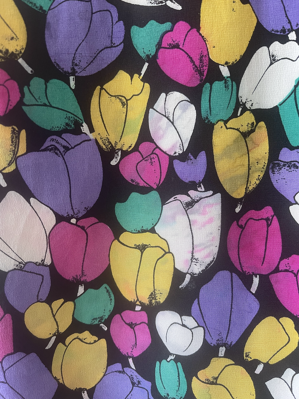Thumbnail: 1980s  Dress with Hem Frill and Sash