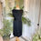 Thumbnail: 1960's Black Cowl Draped Occasion Dress By Kitty Copeland