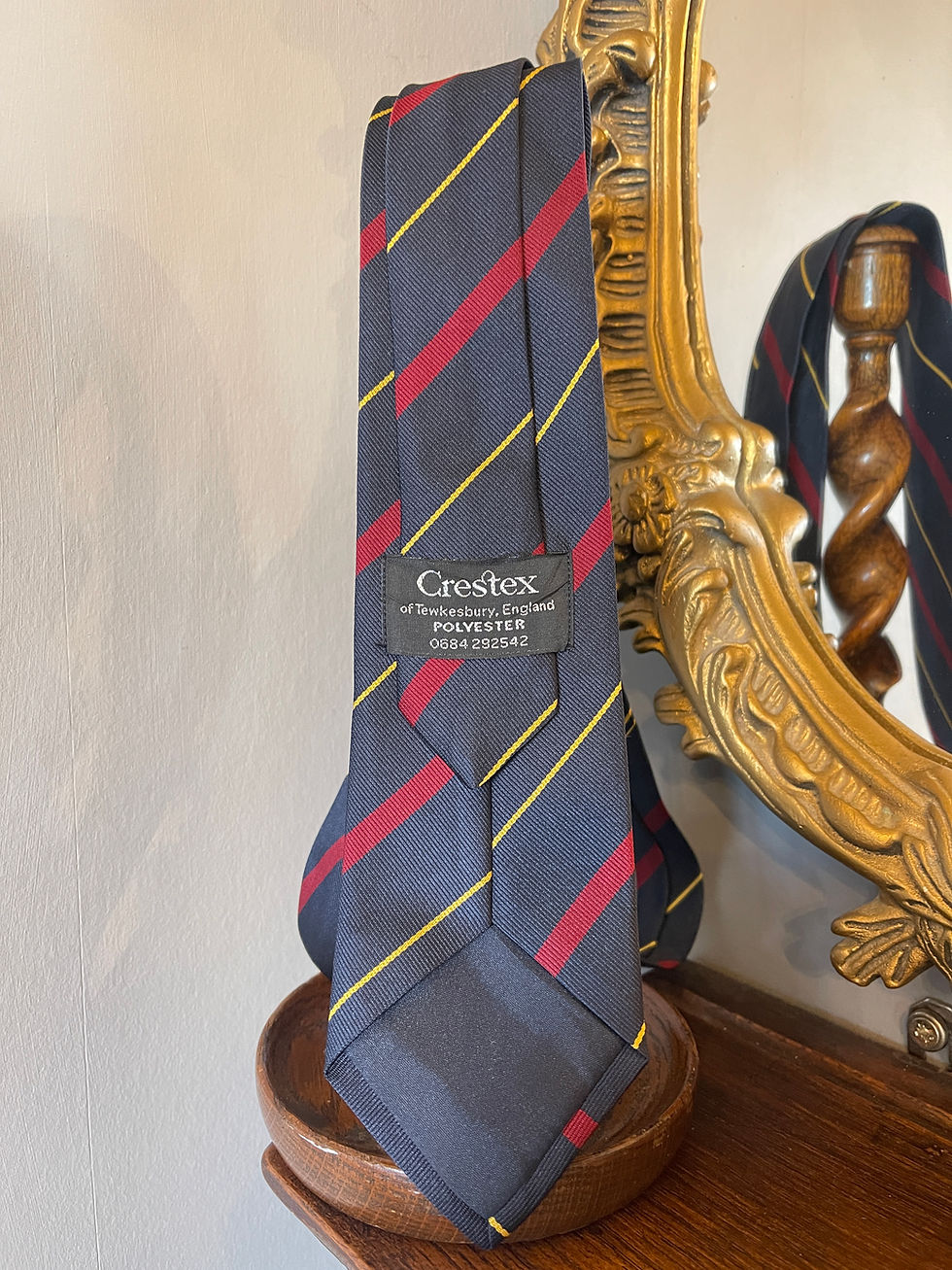 Thumbnail: 1950s Club Tie Necktie Collection Navy