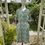 Thumbnail: 1940s Inspired Green Pastel Day Dress Front View