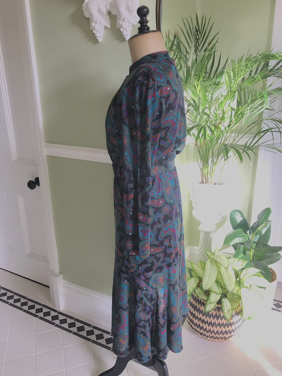 Thumbnail: Jersey Shirt Dress with Belt