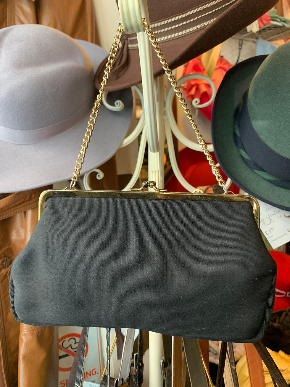 Thumbnail: 1970s Black Evening Purse
