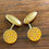 Thumbnail: 1930s Gold Plated Round Engine Turned CuffLinks