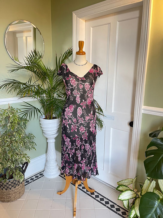 1930s Silk Bias Cut Dress | Rock Follies Vintage 1930s Silk Bias Cut Dress | Rock Follies Vintage