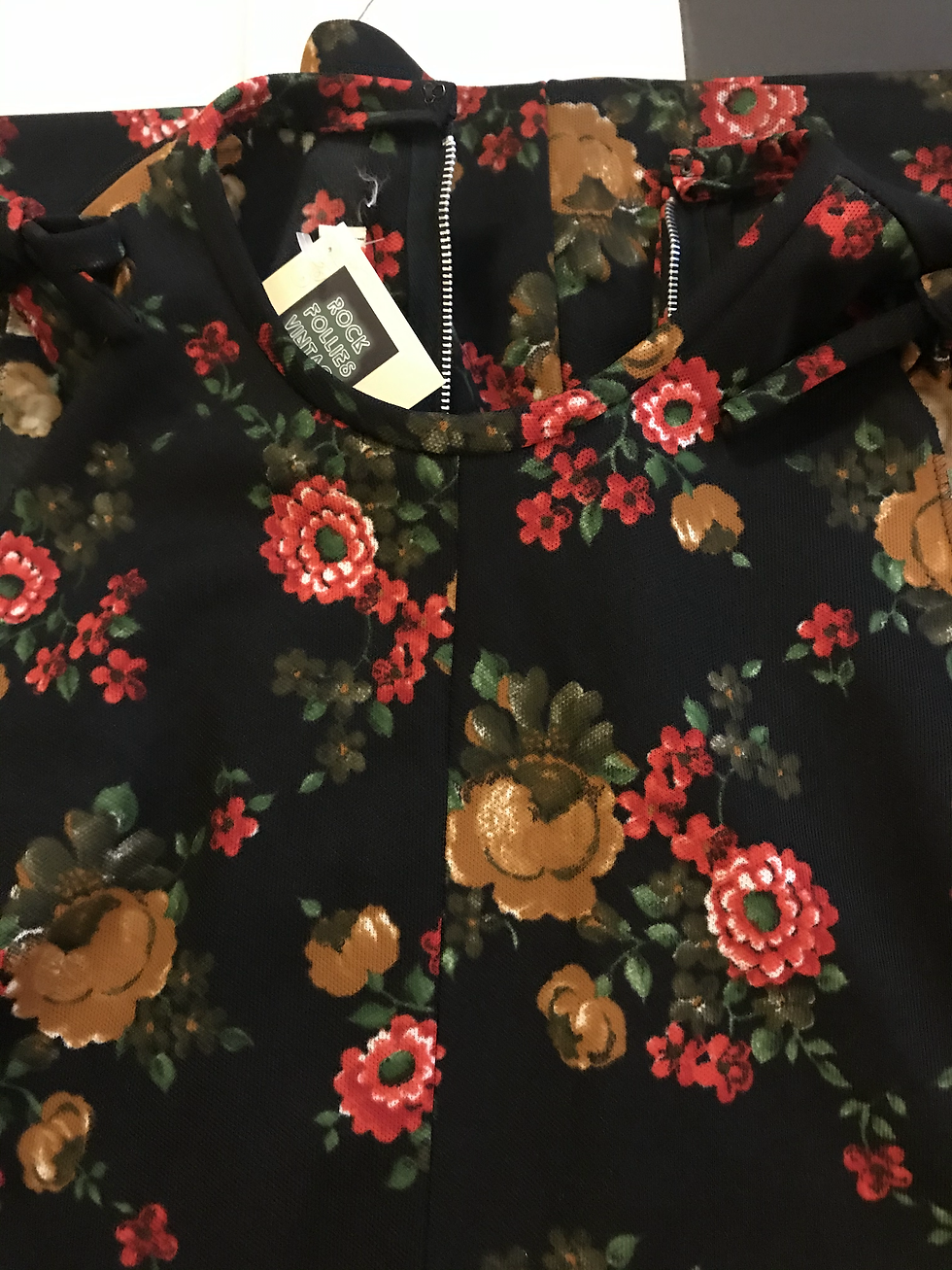 Thumbnail: 1970s Maxi Dress with Sleeveless Cape Label t View
