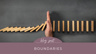 setting boundaries.