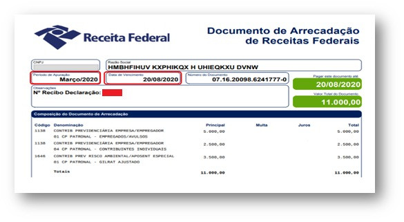 DARF Previdenciário