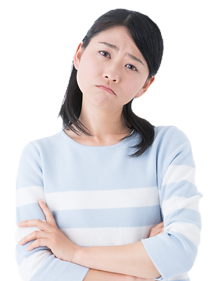 悩んでいる女性