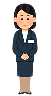 スーツの女性