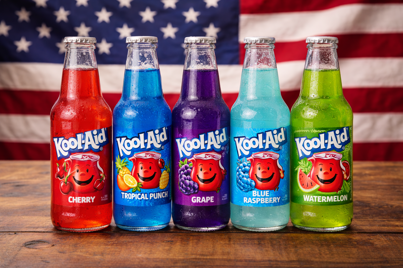 Kool Aid Glass Bottles - (355ML)