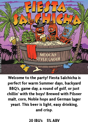 Rad Beer Co. Fiesta Salchicha Mexican Lager