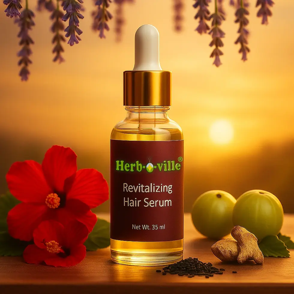 Thumbnail: HERB-O-VILLE Ayurvedic Hair Revitalizing Serum | For Severe Hair Fall