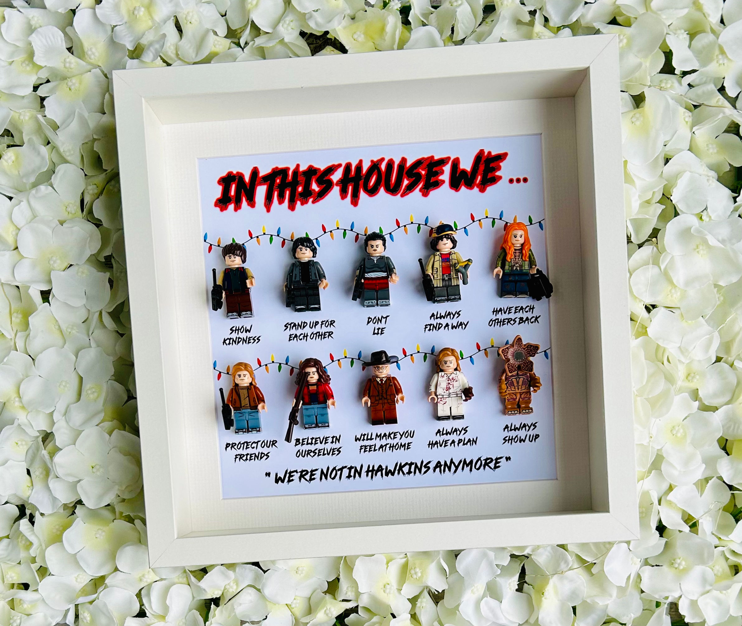 Stranger Things In This House We… Horror Minifigure Frame