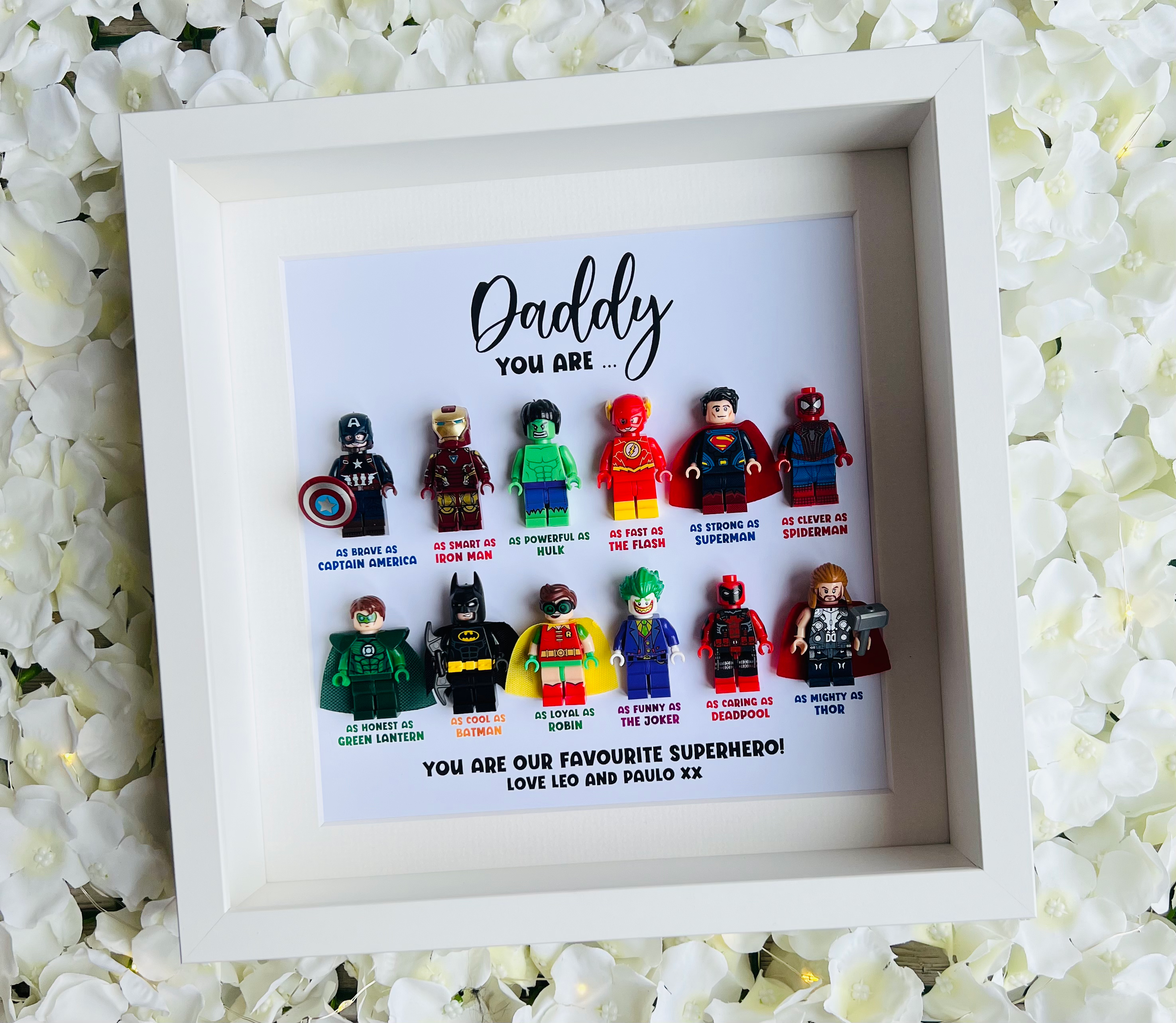 Superheroes Minifigure DC Frame (Male 12)