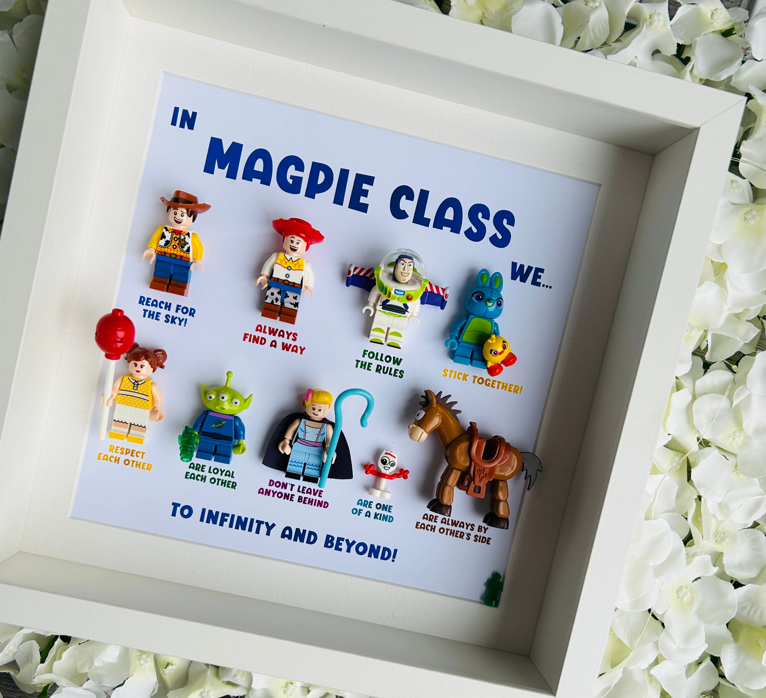 Toy Story “In This Classroom We” Teacher Minifigures Frame