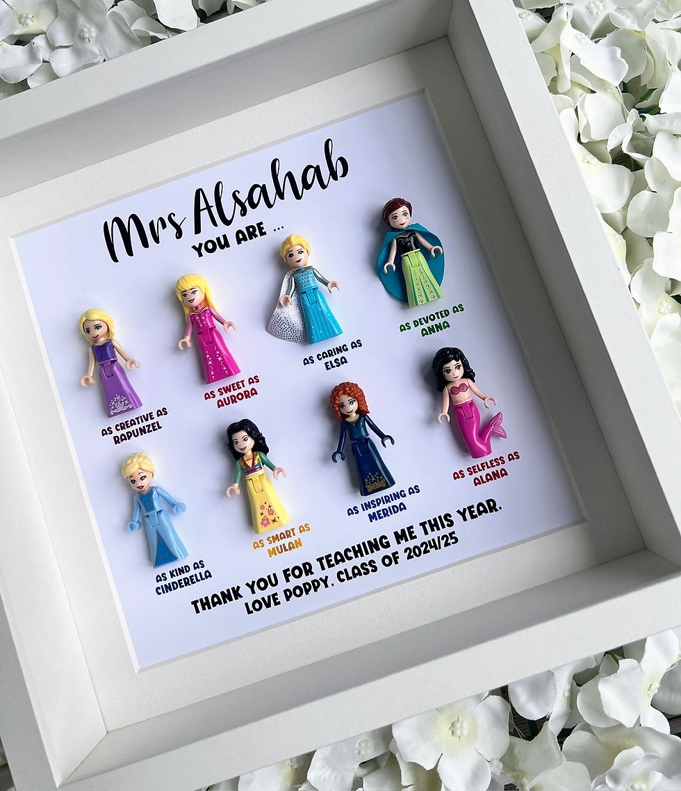 Thumbnail: Disney Princess Teacher Thank You Frame