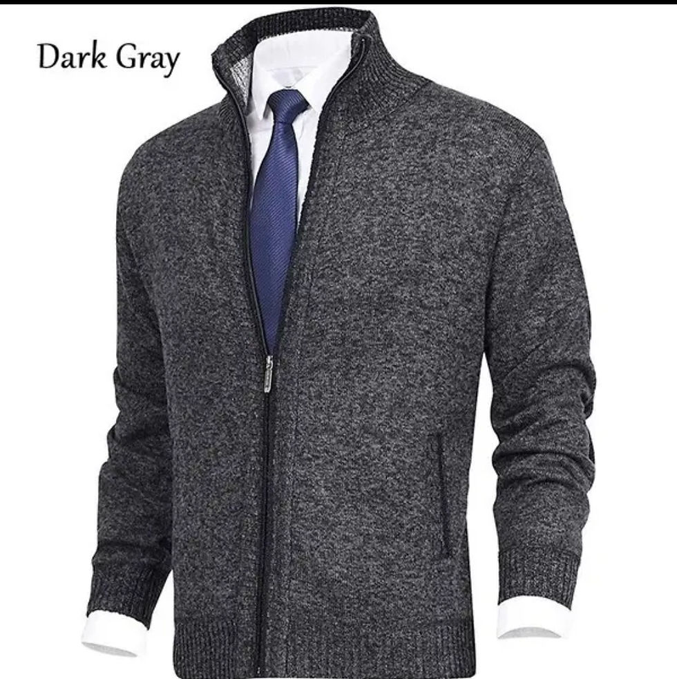 Thumbnail: Mens Warm Turttleneck Knitted