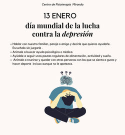 Día mundial de la lucha contra la depresión