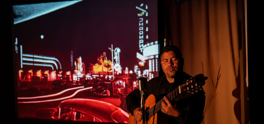 Freddy Mujica in Mexico City-Matchstick Theatre. Photo Credit: Stoo Metz.