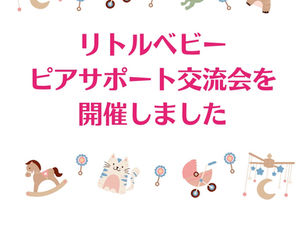 リトルベビーピアサポート交流会を開催しました 3月7日(土)9:30〜11:30 場所:たまプラーザ地域ケアプラザ