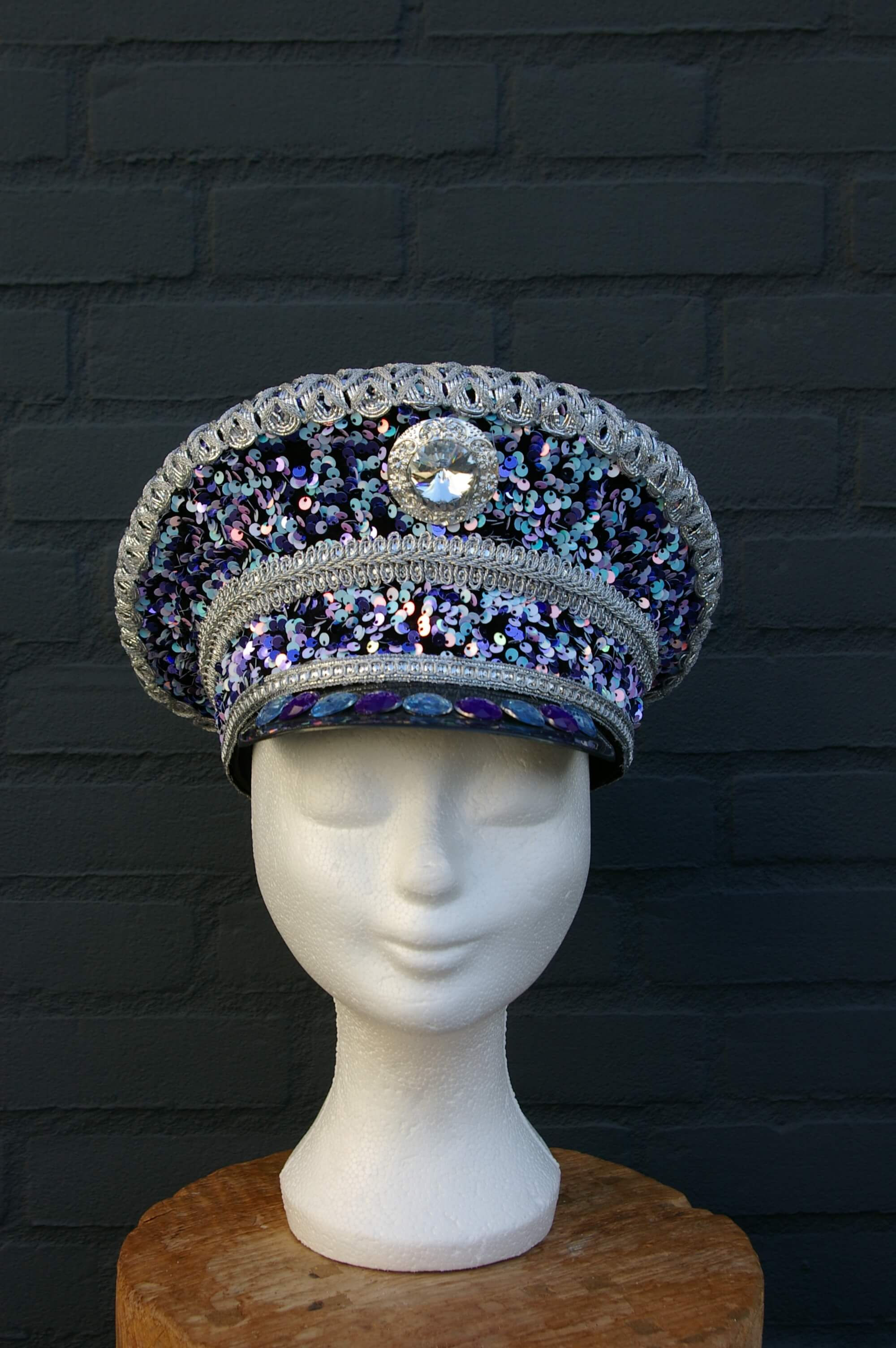 Pet Pailletten Lila Paars Aqau