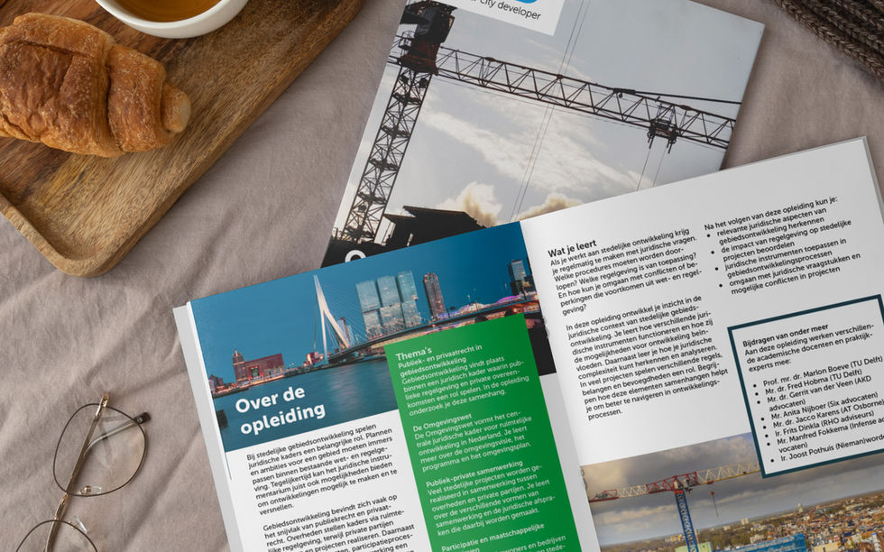 Brochure van de Master City development
