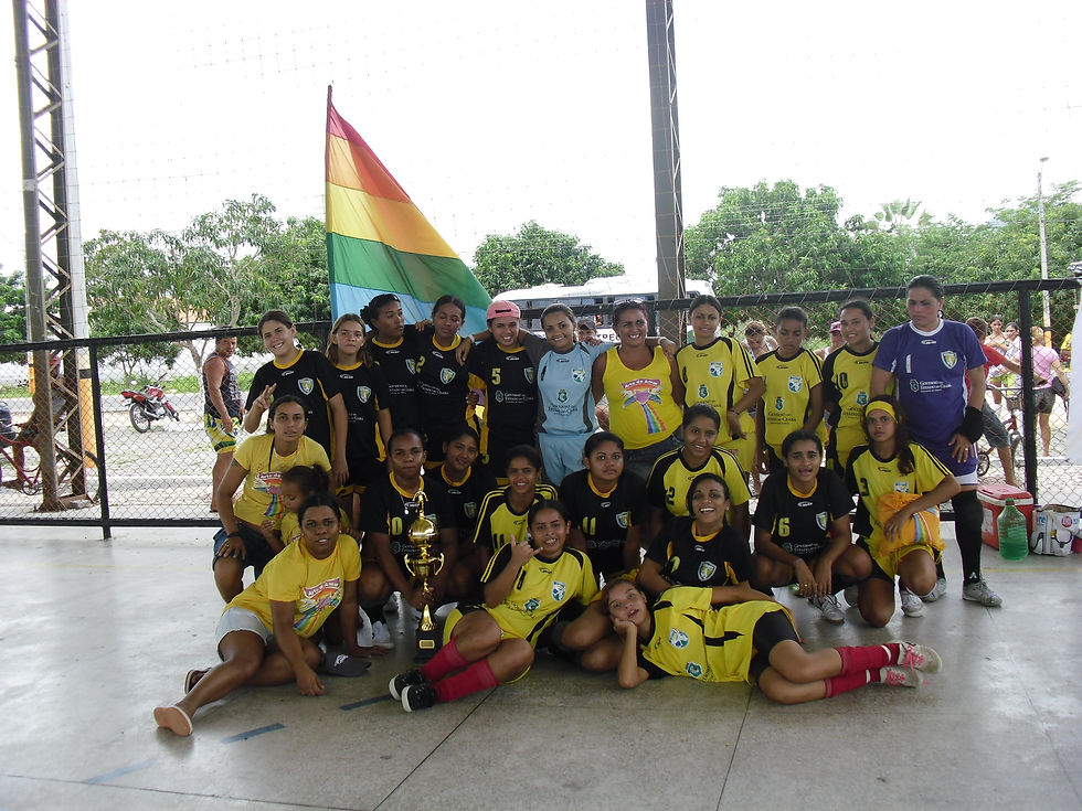 Campeãs no Município de Tururu.