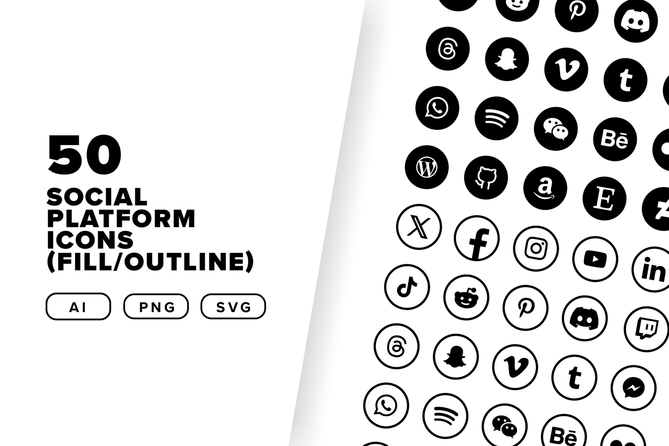 Social Media Platform Icons