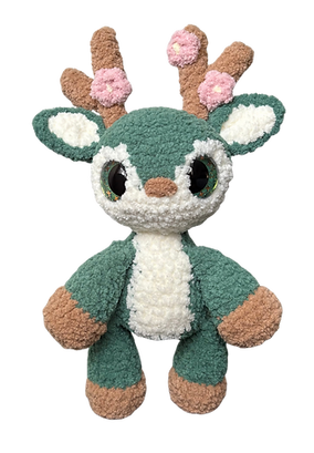 willow the woodland wonder crochet pattern, crochet plushie