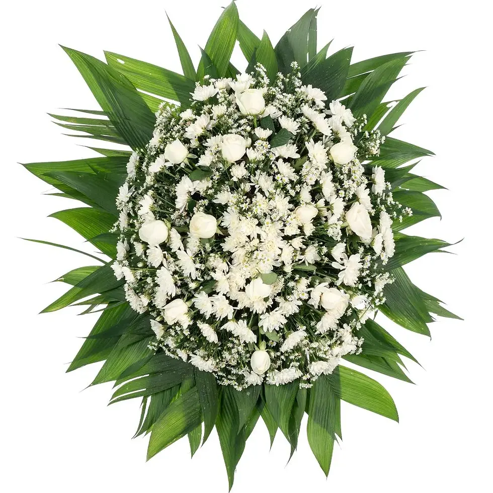 Miniatura: Coroa de Rosas e Flores do Campo