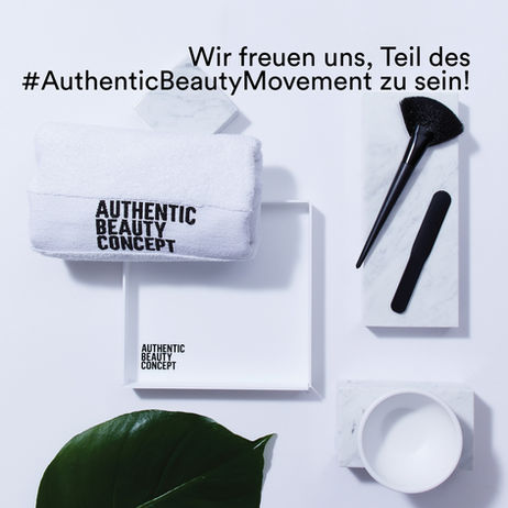 Authentic Beauty Concept Produkte exklusiv bei Studio C Hair & Concept Store in Neustadt  Haarpflegeprodukte auf weißem Untergrund.