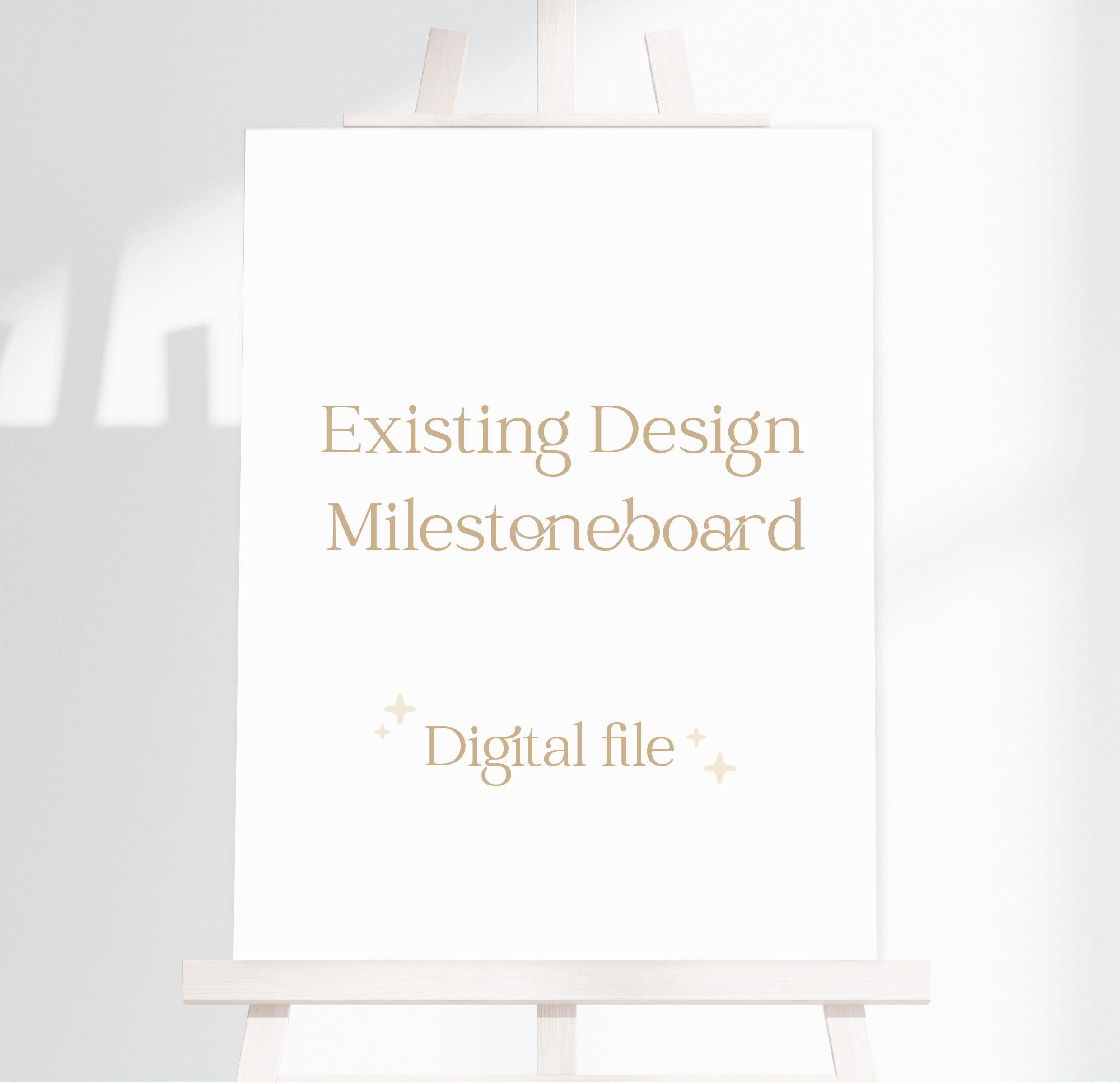 Existing Design Milestone board  - Digital file