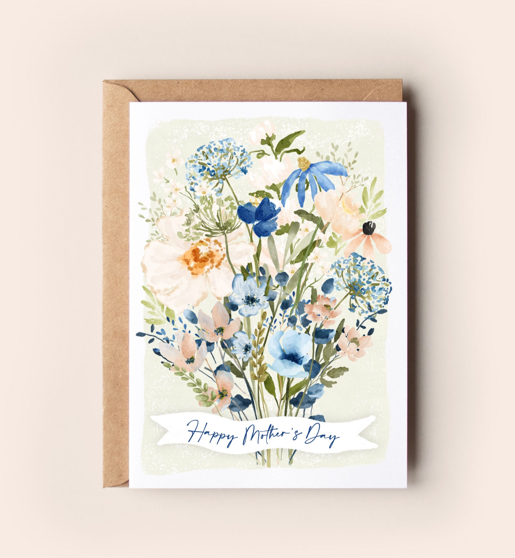 Sweet Meadow Bouquet A6 Card