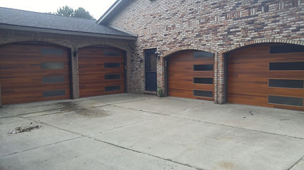 Cedar Planks garage door