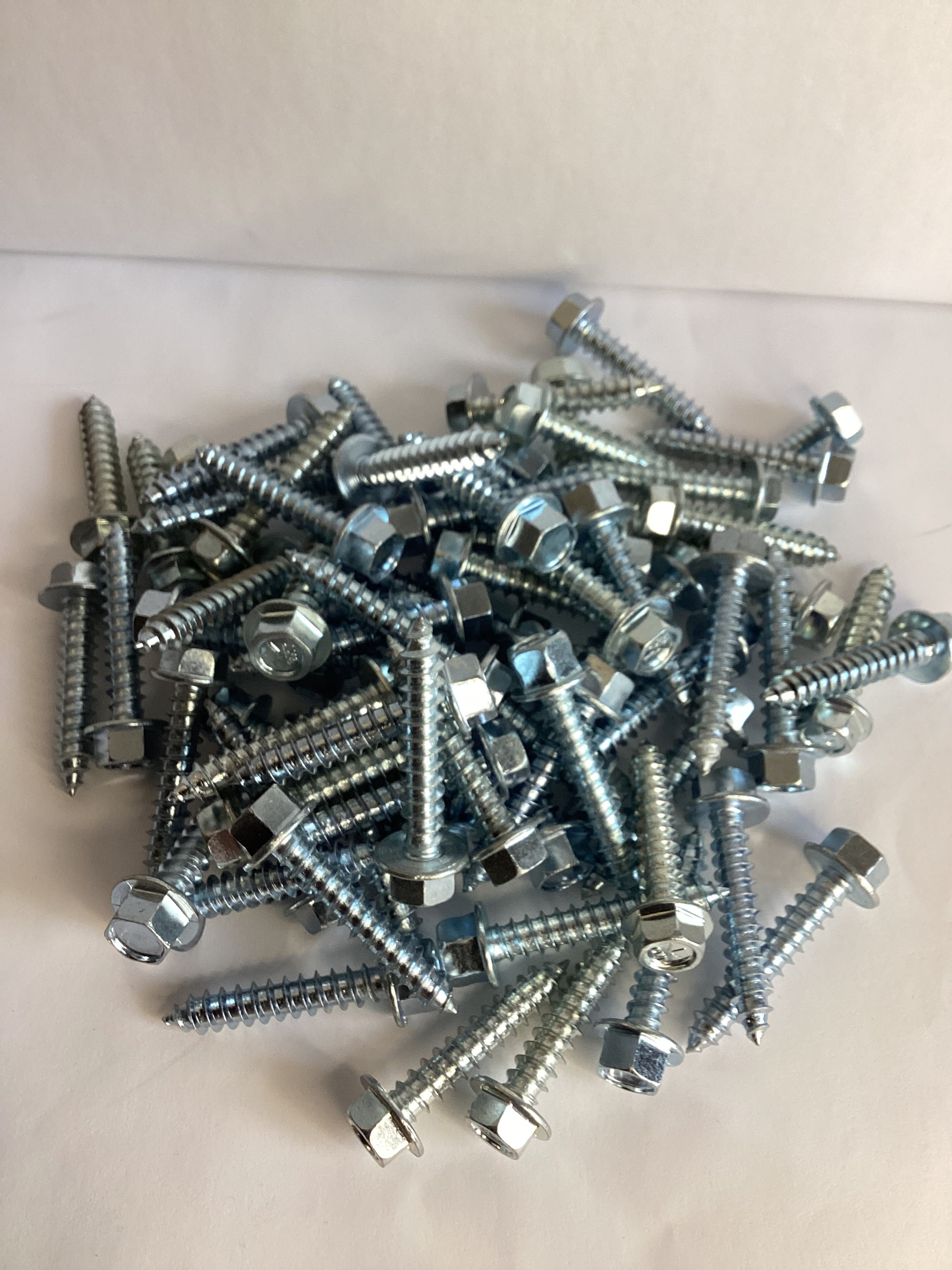 25 Count Lag Screws Hex Washer High Profile (5/16" - 1 3/4")