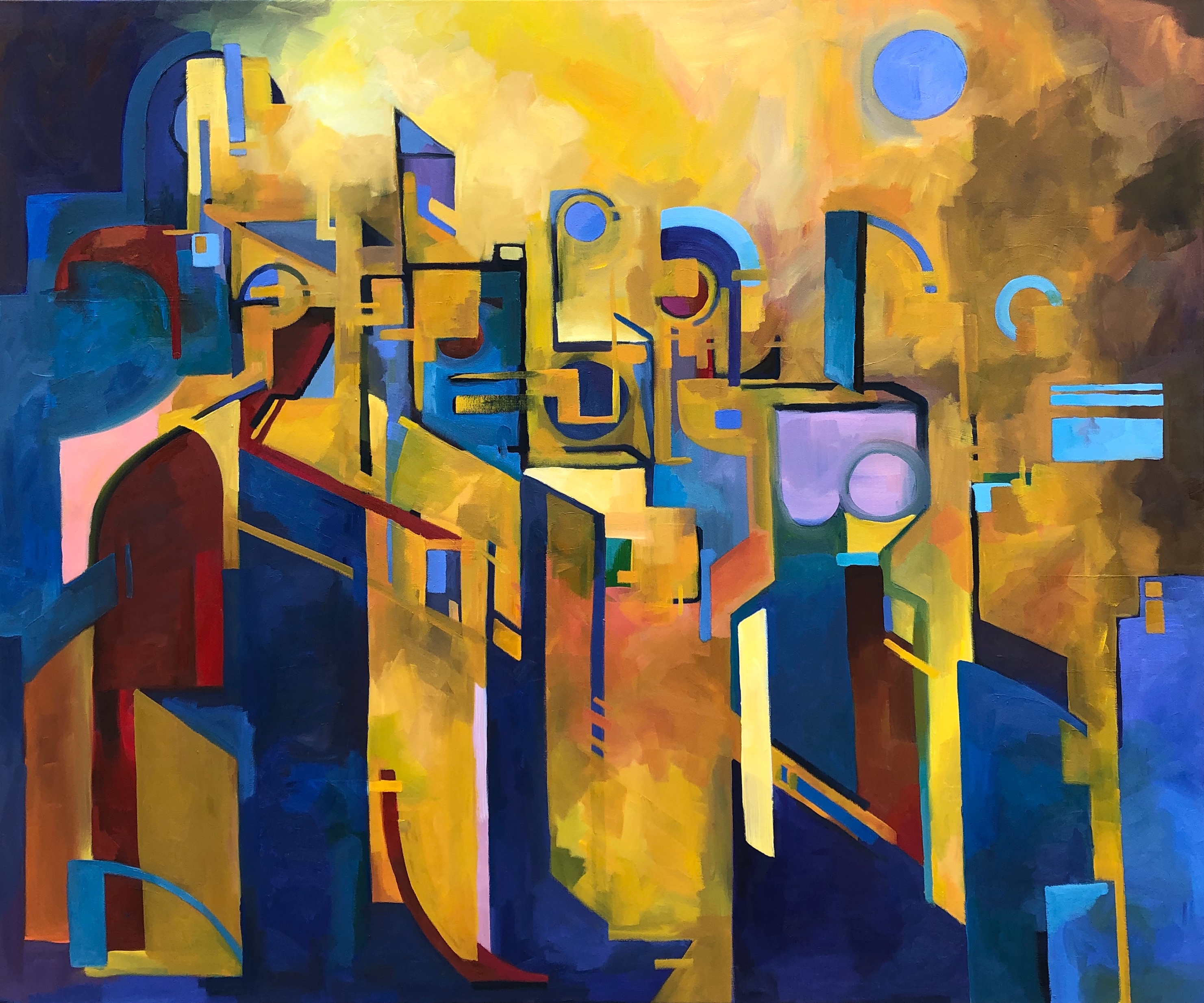 COMPOSITION IN YELLOW (Marisol)